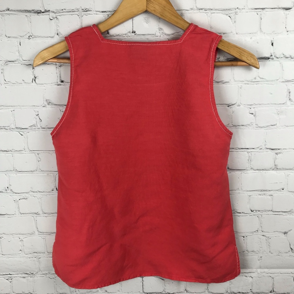 DIALOGUE Linen Tank - Picture 2 of 3